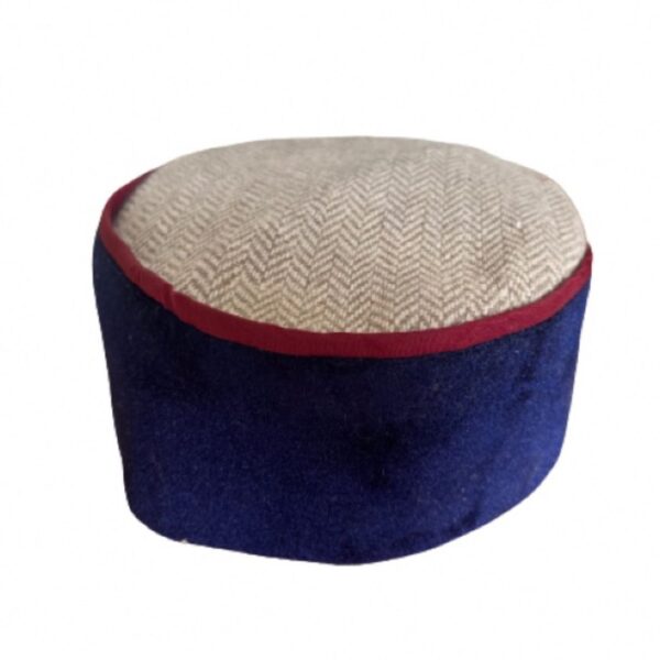 Kinnauri Cap- Blue Velvet Color (Baby)