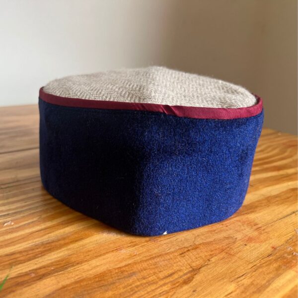 Kinnauri Cap- Blue Velvet Color (Baby) - Image 2