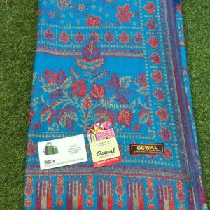 Chinar Rising Kashmere Shawl(Sky Blue)
