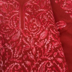 Pure Cotswool Kashmiri Full ZAAL Work Suit - Rust Color